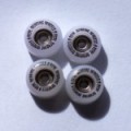 4 CNC PRINTED WHITE BEARING WHEELS – 19,50 € ($ 26,80 USD)