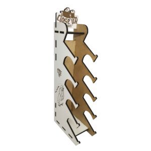 Close Up wooden Fingerboard rack
