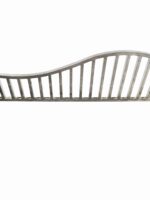 Metal wavy rainbow rail