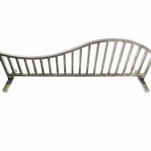 Metal wavy rainbow rail