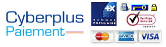 Credit card via Banque Populaire (French bank)
